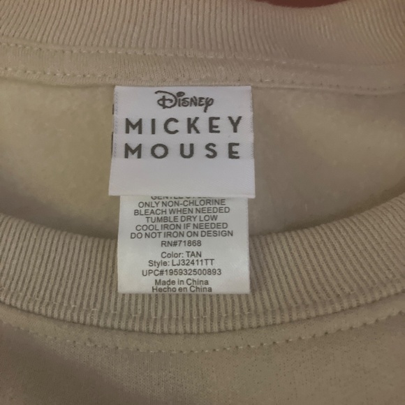 Woman’s Mickey Mouse Sweatsuit lg/xl - Picture 6 of 8